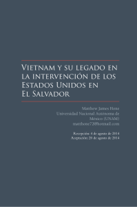 Vietnam y su legado en la intervención de los Estados Unidos en El