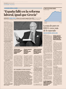 España falló en la reforma laboral, igual que Grecia