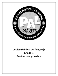 Lectura/Artes del lenguaje Grado 1 Sustantivos y verbos