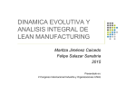 dinamica evolutiva y analisis integral de lean manufacturing