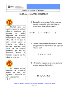 UD 4 Números Enteros - Gobierno de Canarias
