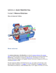 MÓDULO: ELECTROTECNIA Unidad 3 Motores Eléctricos