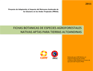 Fichas Botánicas de Especies Agroforestales - Red ECO-SAF