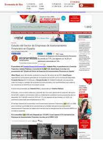 Economía de Hoy - Consejo General de Economistas