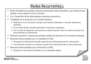 Redes Recurrentes - ISA-UMH