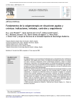 Fundamentos de la oxigenoterapia en situaciones agudas y