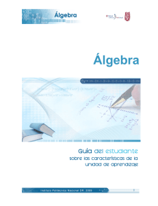 Álgebra - Academico CECYT 7
