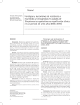 Fenotipos y mecanismos de resistencia a macrólidos y lincosamidas