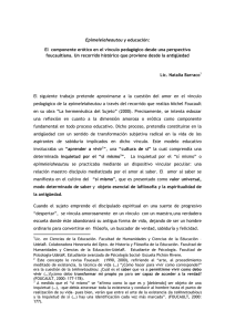 Ponencia GT 17 Barraco - Facultad de Humanidades