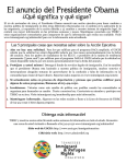 Detalles del Alivio Administrativo en español