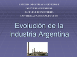 Evolución de la Industria Argentina