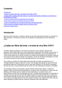 ESA FAQ: Los filtros/brote de virus del brote filtran (VOF) el