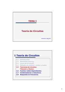1.5 Teoremas de circuitos: Thévenin y Norton. - DSA