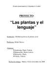 Las plantas y el lenguaje