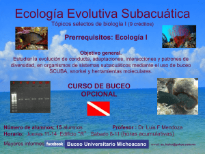 Ecología Evolutiva Subacuática