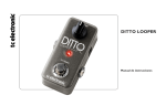 ditto looper - TC Electronic
