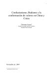 Confucianismo, Budismo y la conformación de valores en China y