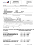Early Head Start CHILD`S NUTRITION INFORMATION FORM Infant