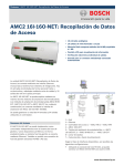 AMC2 16I-16O-NET: Recopilación de Datos de Acceso