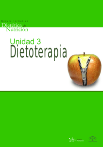 Unidad 3 Dietoterapia
