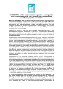 AUTOCONTROL celebra una jornada sobre regulaci&oacute;n y