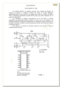 SOLECMEXICO 1 CONTADOR TTL 7490 Un contador MOD