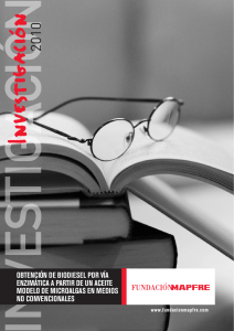 obtención de biodiesel por vía enzimática a partir de un