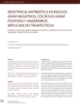 Resistencia antibiótica en bacilos GRam neGativos, cocáceas