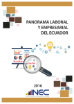 Panorama Laboral y Empresarial del Ecuador 2016