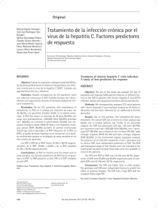 Tratamiento de la infección crónica por el virus de la