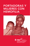 portadoras y mujeres con hemofilia