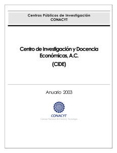 Centro de Investigación y Docencia Económicas, AC (CIDE)