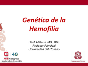 Genética de la Hemofilia