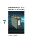 Condensadores para hornos de inducción. Manual CYDESA