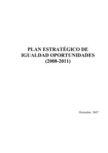 Plan Estratégico de Igualdad de Oportunidades 2008-2011