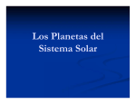 Los Planetas del Sistema Solar