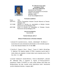 Dr. Fidel de la Cruz López Investigador Titular SNI: Nivel II (2009