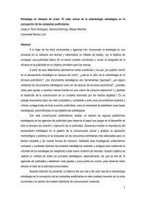 Estrategia en tiempos de crisis. El valor actual de la metodología