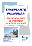 TRASPLANTE PULMONAR - Hospital Universitari i Politècnic La Fe