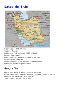 Datos de Irán - Escuelapedia