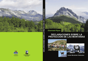 Declaraciones sobre la Protección de las Montañas