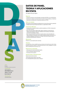 datos de panel teoria y aplicaciones en stata