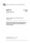 UIT-T Rec. T.176 (02/98) Interfaz de programación de aplicaciones