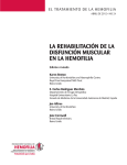 la rehabilitación de la disfunción muscular en la hemofilia