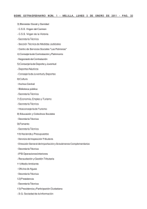 3) Bienestar Social y Sanidad - C.S.S. Virgen del Carmen