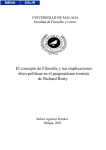 El concepto de Filosofía y sus implicaciones ético