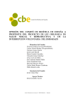 Opinión del Comité de Bioética de España a propósito de la