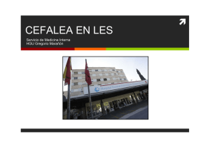 CEFALEA EN LES
