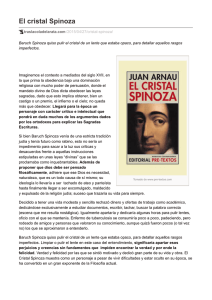 El cristal Spinoza - Editorial Pre