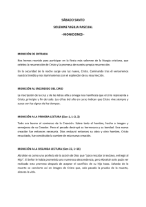 Moniciones - Coro San Marcos